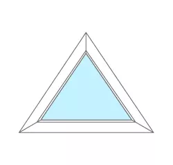 Треугольное равнобедренное окно - фото - 1