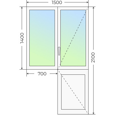 Балконный блок Brusbox - фото - 1