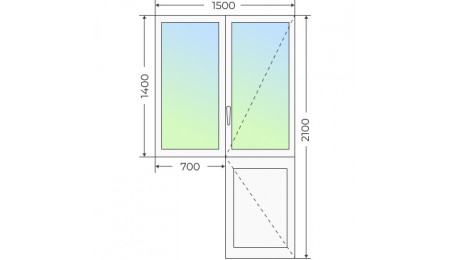 Балконный блок Рехау - фото - 1